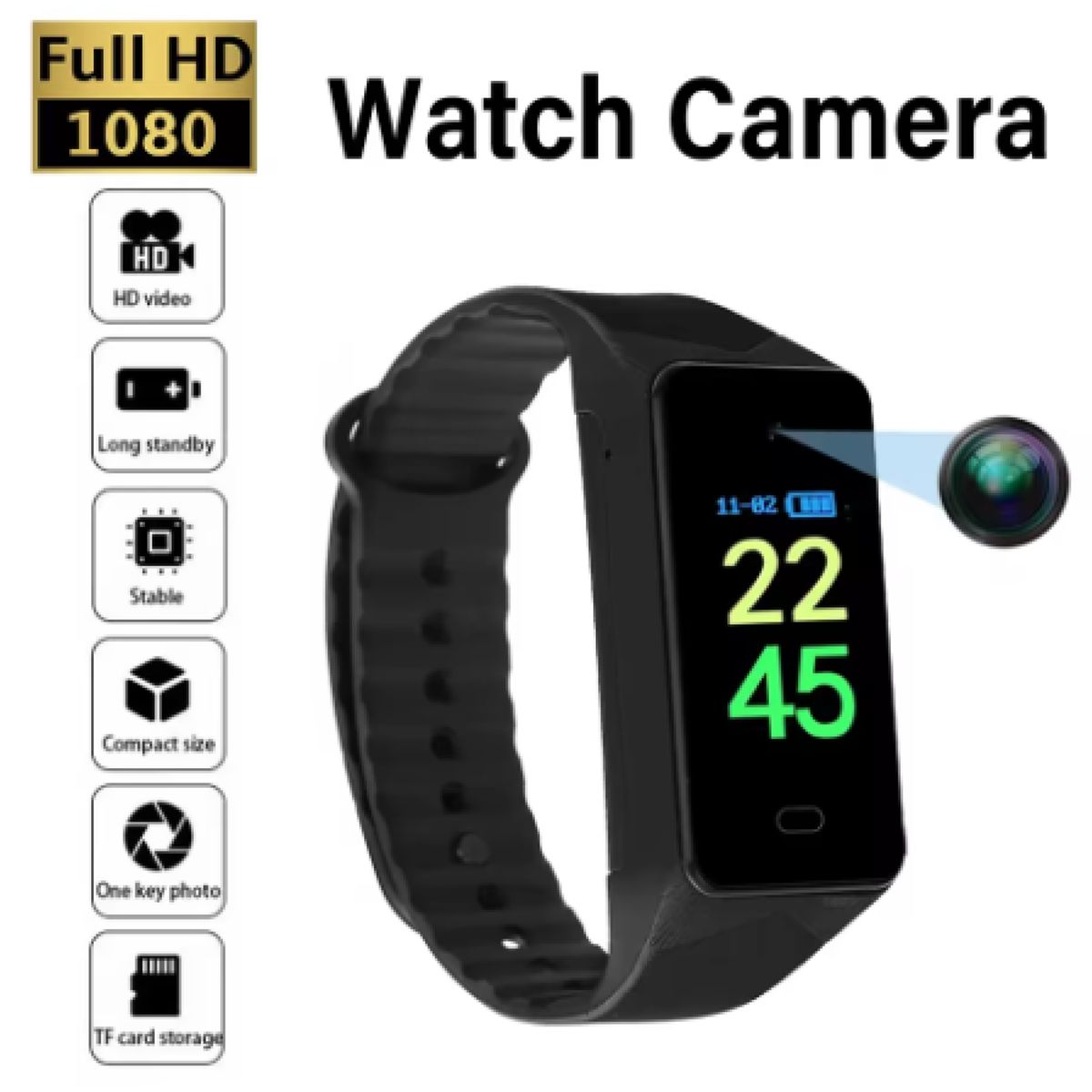 OEM - Reloj De Mano Con Cámara Espía