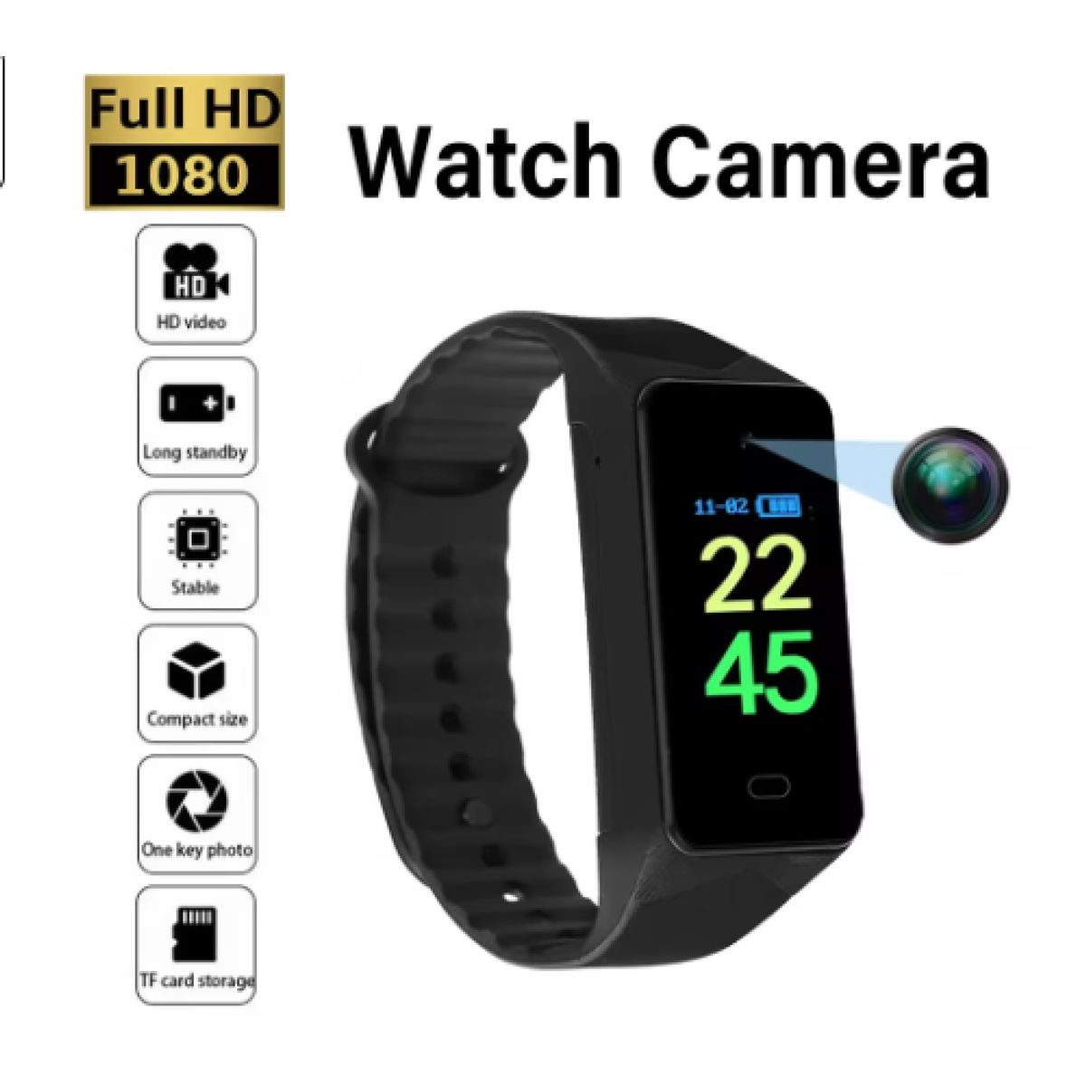 OEM - Reloj De Mano Con Cámara Espía