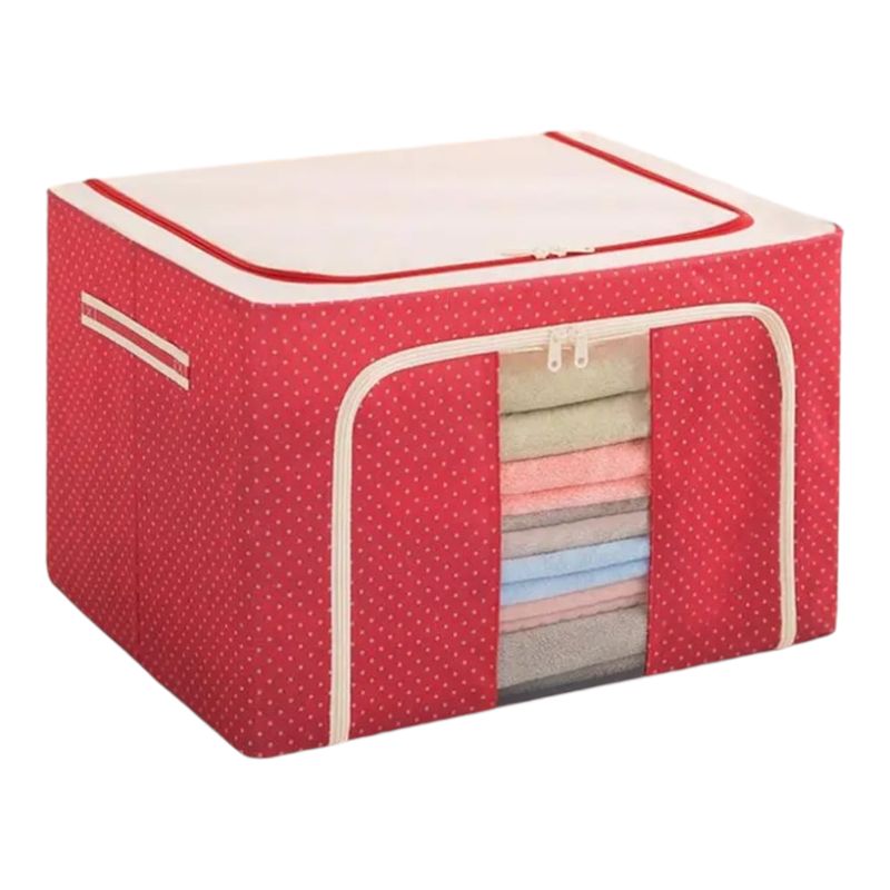 GENERICO - Organizador de ropa de cama y ropa - Rojo