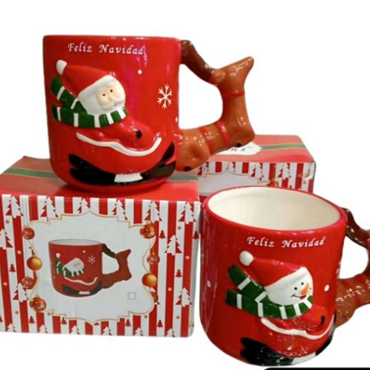 GENERICO - Taza Navideña diseño Muñeco de Nieve