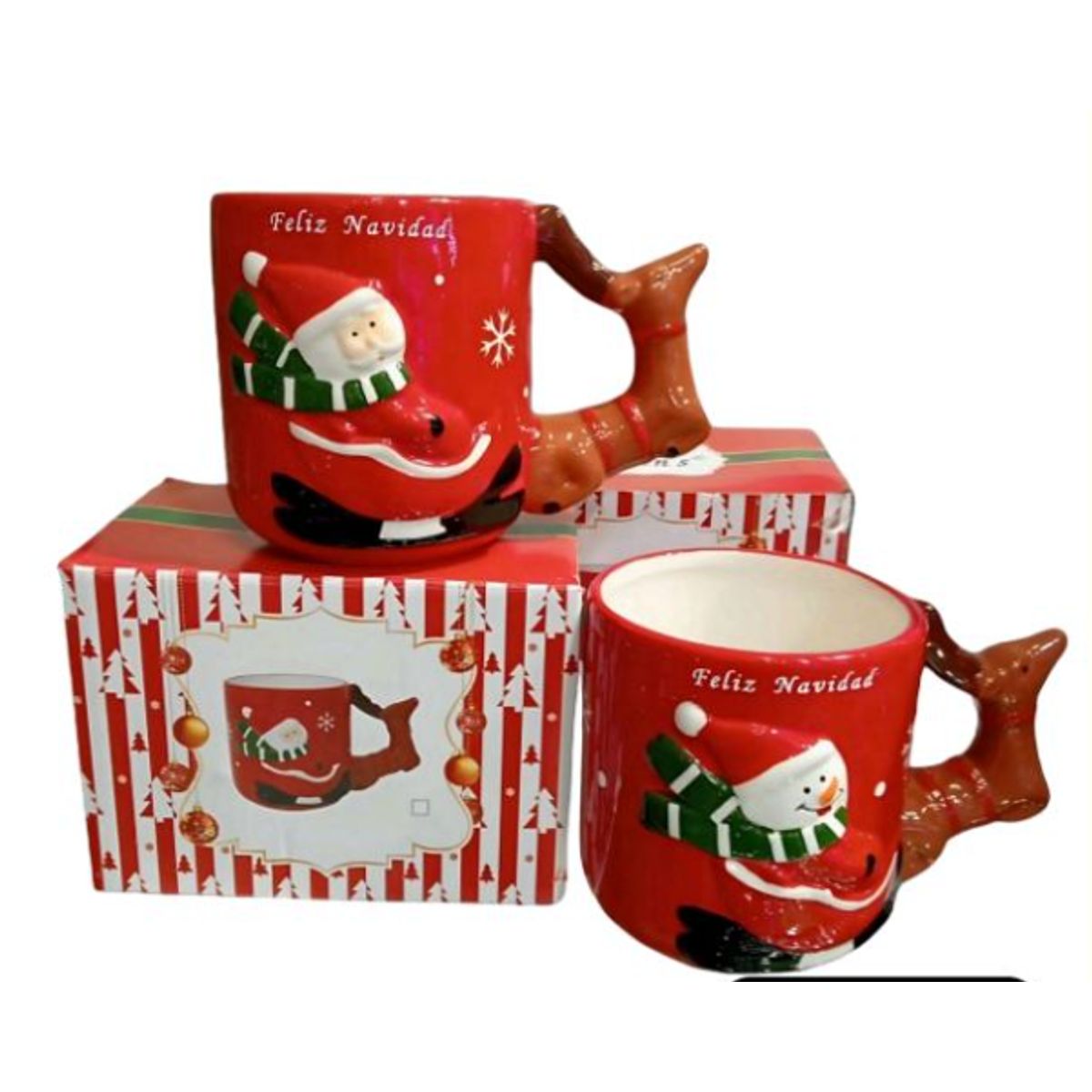 GENERICO - Taza Navideña diseño Muñeco de Nieve