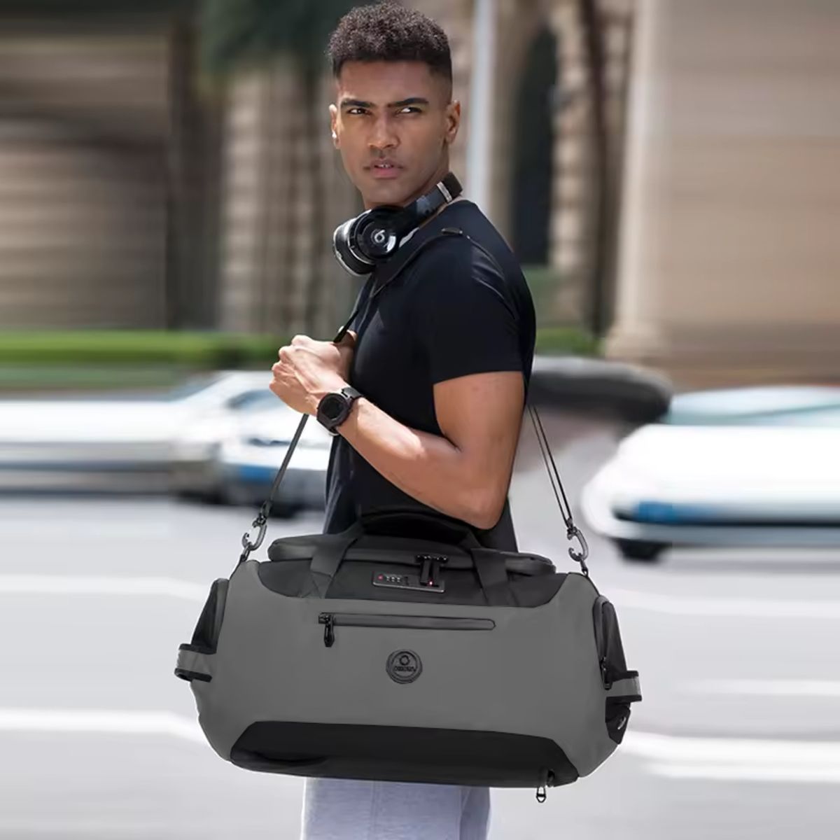 GENERICO - Maletín Mochila Deportiva OZUKO Antirrobo Viajes Deportes Resistente