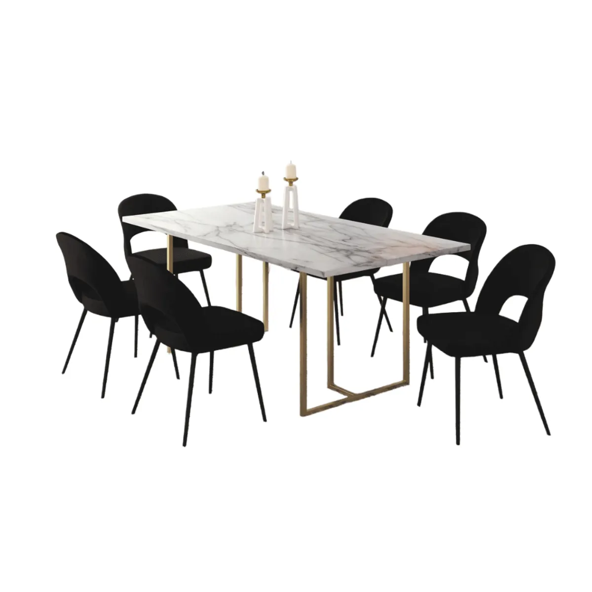 MODELARQ - COMEDOR 6 SILLAS EDITH