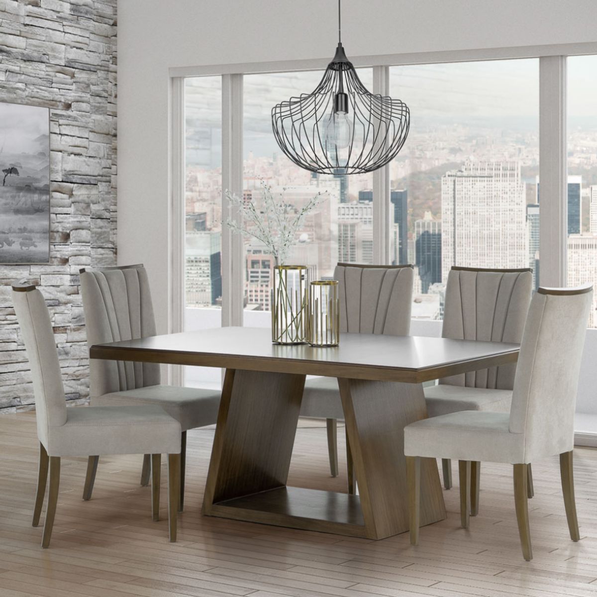 MODELARQ - COMEDOR 6 SILLAS JAKE