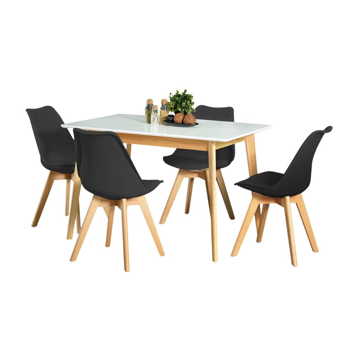 MODELARQ - COMEDOR 4 SUNNY Negro