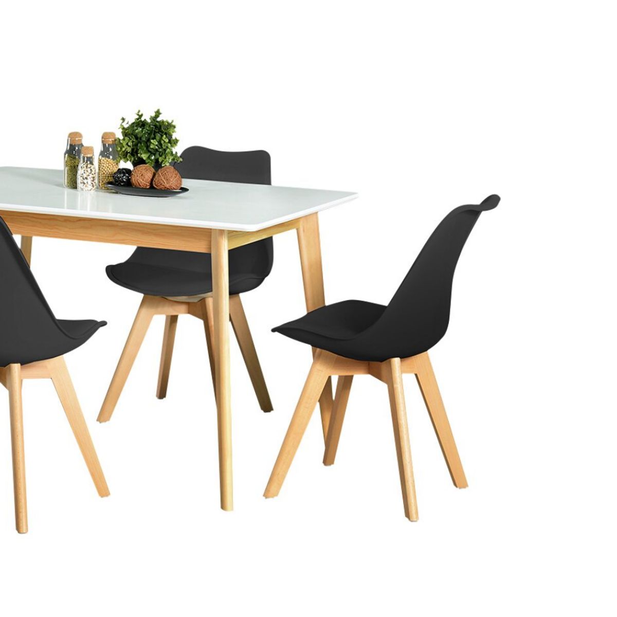 MODELARQ - COMEDOR 4 SUNNY Negro