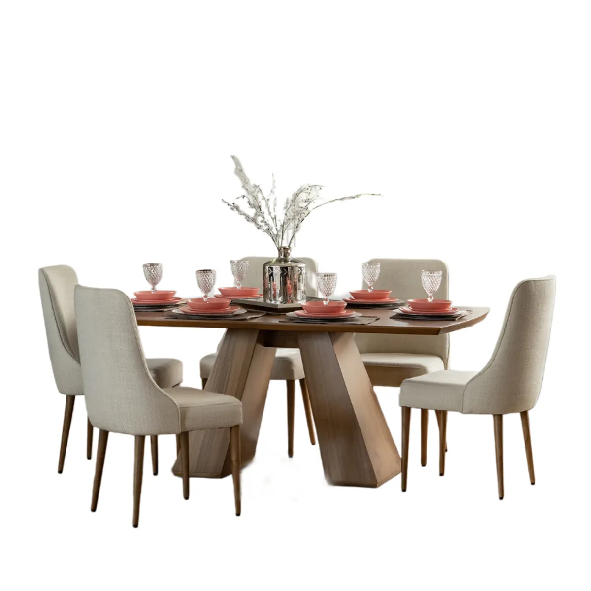 MODELARQ - COMEDOR 6 SILLAS SICILIA
