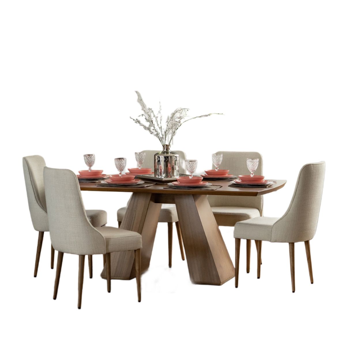 MODELARQ - COMEDOR 6 SILLAS SICILIA