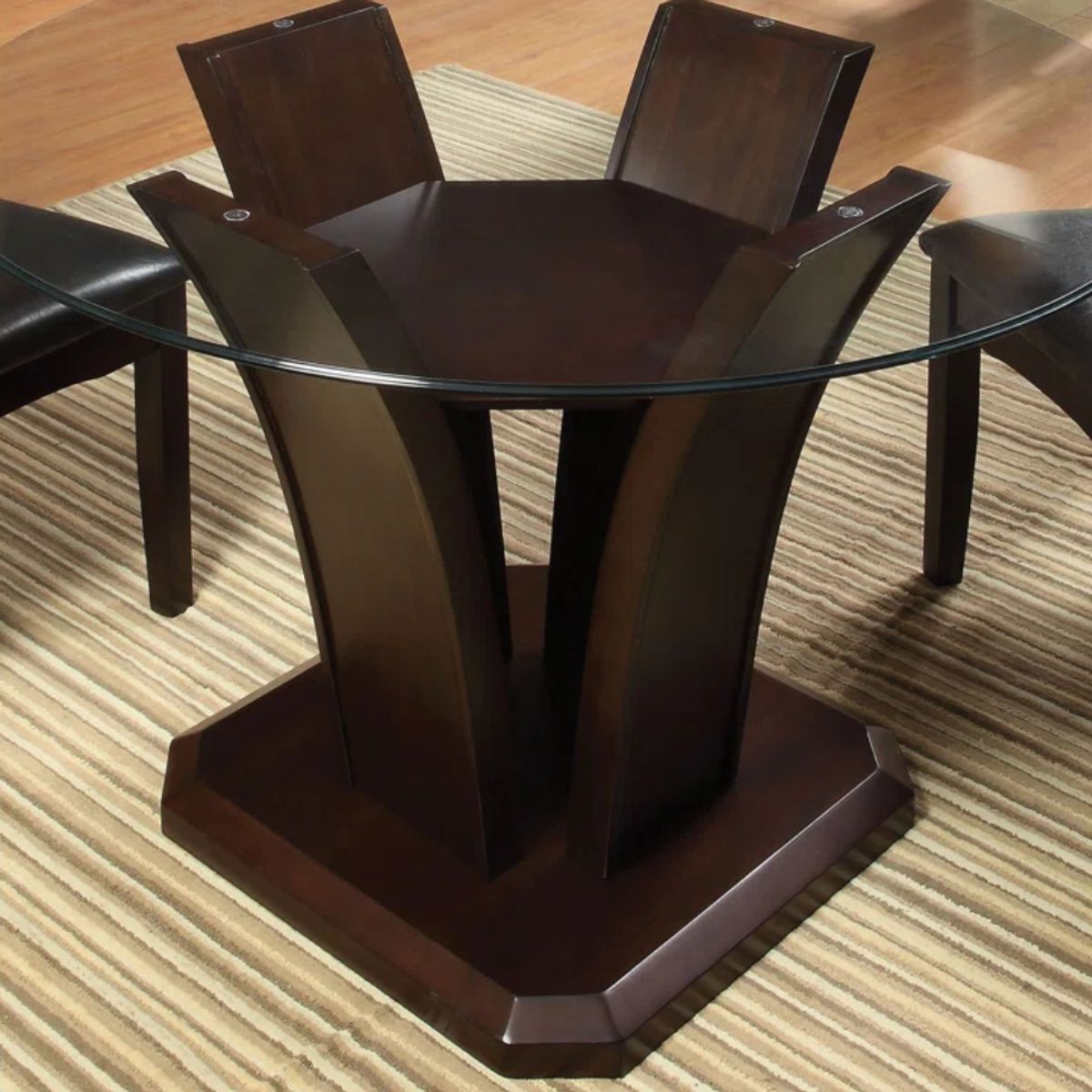 MODELARQ - COMEDOR 4 SILLAS CLAU Negro