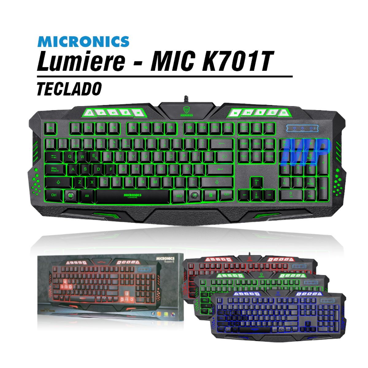 MICRONICS - TECLADO MICRONICS LUMIERE - MIC K701
