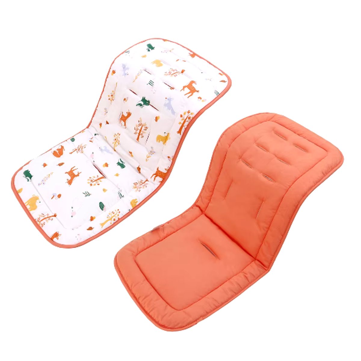GENERICO - Protector reversible para coche de bebé y niños - coral