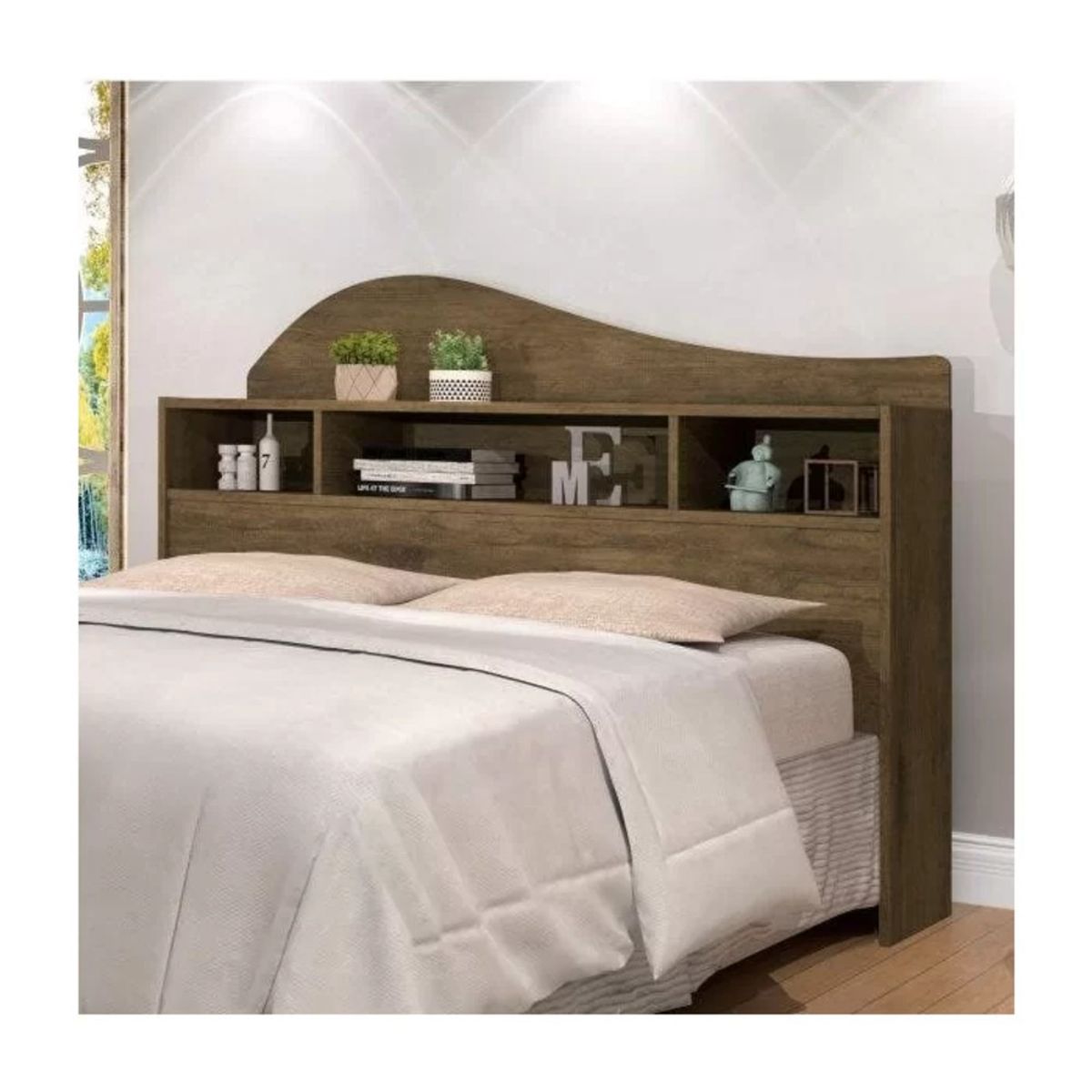 TU MESITA - Cabecera de Cama Irlanda color Marrón 15 plaza TU MESITA