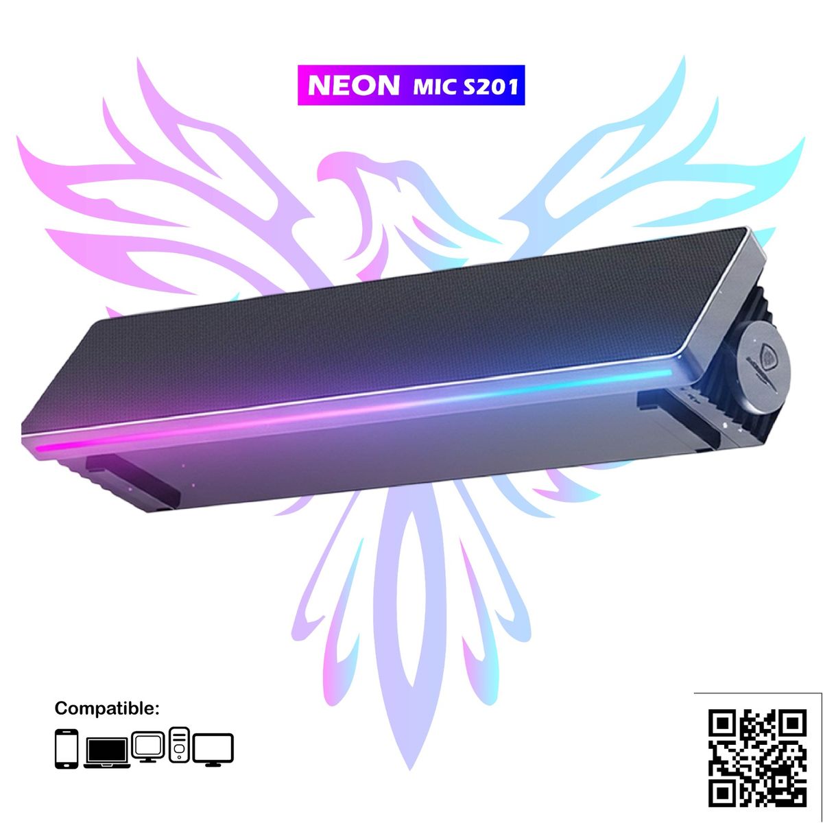 MICRONICS - PARLANTE MICRONICS NEON - MIC S201 RGB