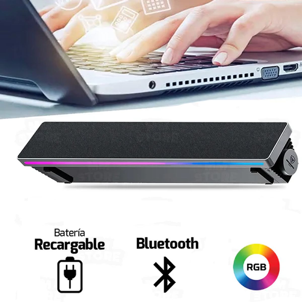 MICRONICS - PARLANTE MICRONICS NEON - MIC S201 RGB