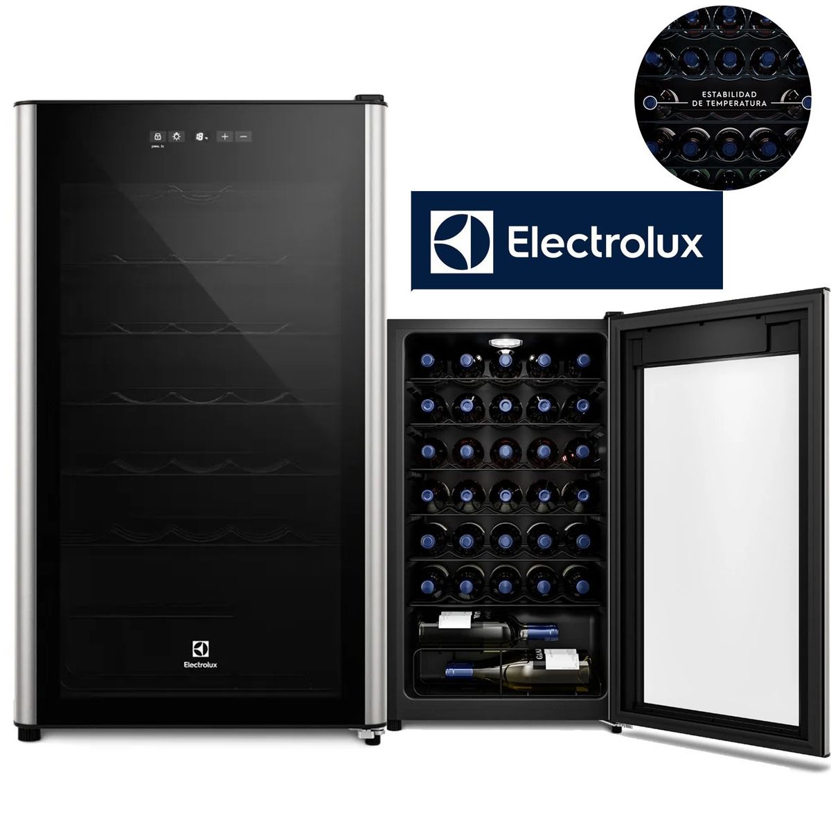 ELECTROLUX - Vinera Electrolux ERWV34W2MWB 34 Botellas Black