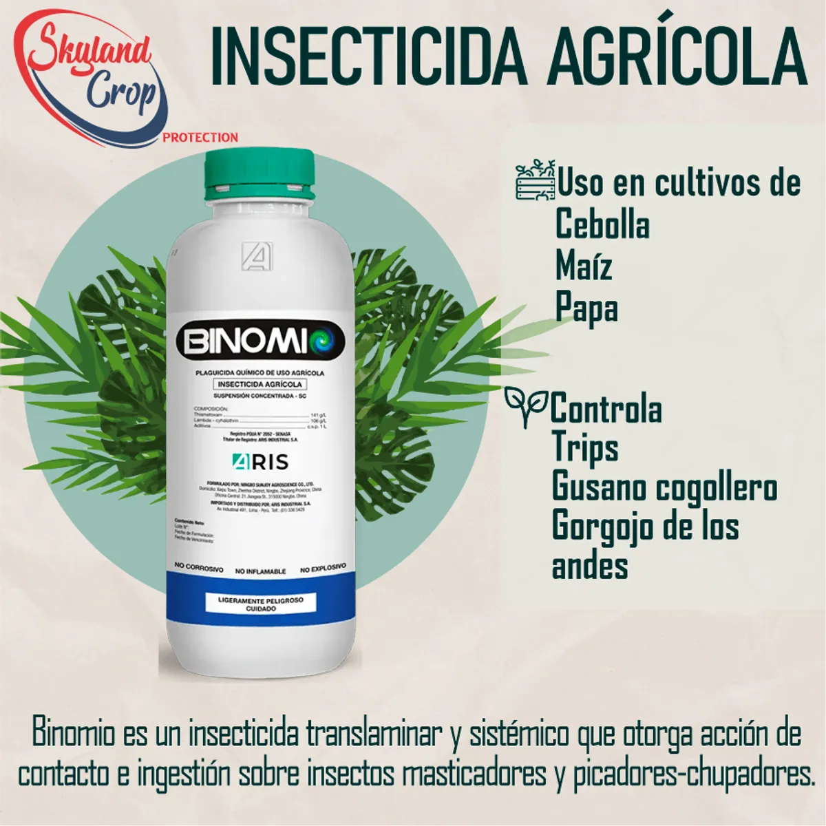 GENERICO - BINOMIO INSECTICIDA AGRÍCOLA