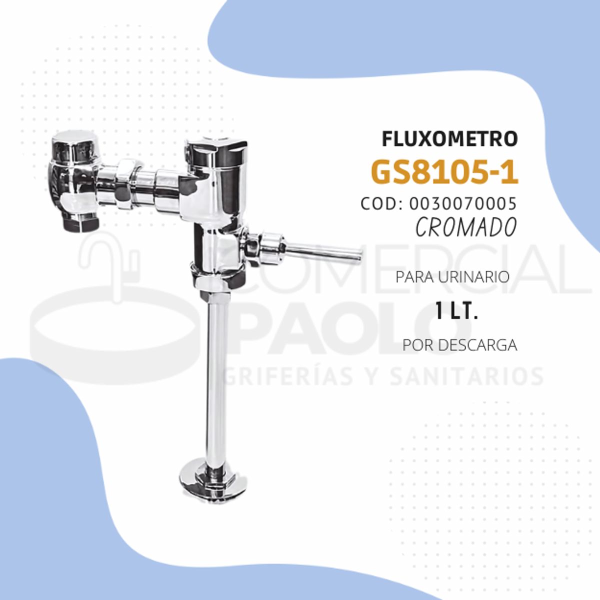 FRATELLI - FLUXOMETRO PARA URINARIO GS8105-1 FRATELLI