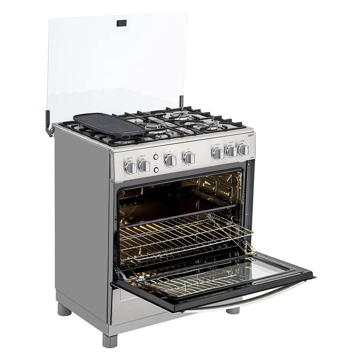 COLDEX - Cocina Coldex CX751 a Gas de Pie 30" 5 Quemadores Acero Inoxidable