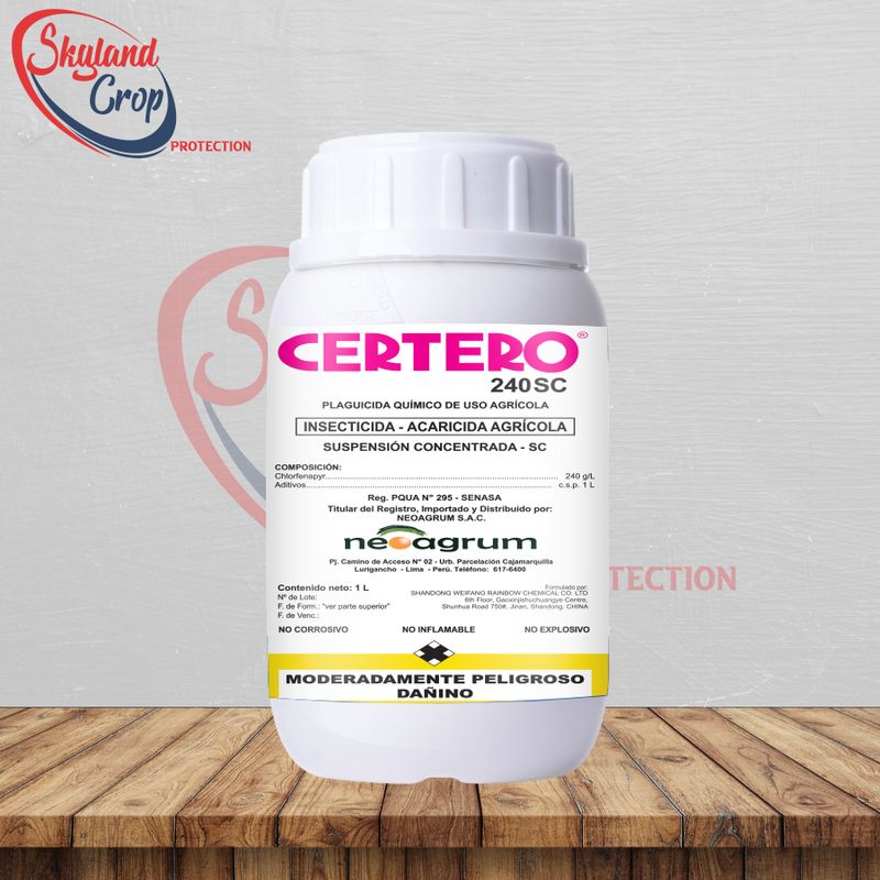 GENERICO - CERTERO 240SC INSECTICIDA-ACARICIDA AGRICOLA
