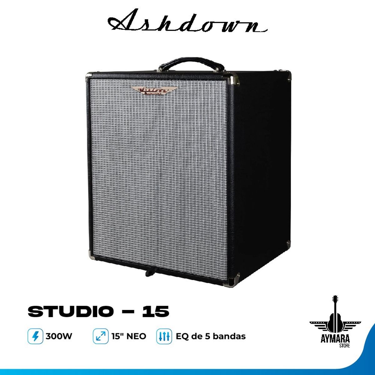 GENERICO - Ashdown Studio-15 Amplificador Combo para Bajos de 300W