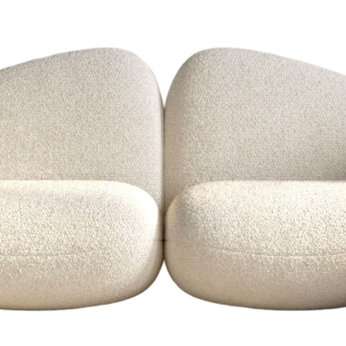 SHEGOSE - SG SOFA 2 CUERPOS BAKEZO BLANCO