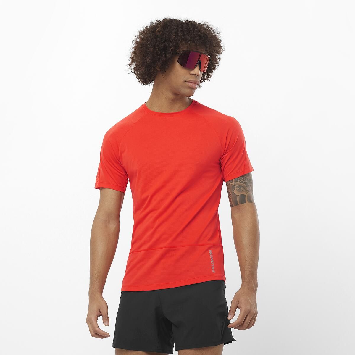 SALOMON - Polo Cross Run SS TEE M Hombre - Salomon
