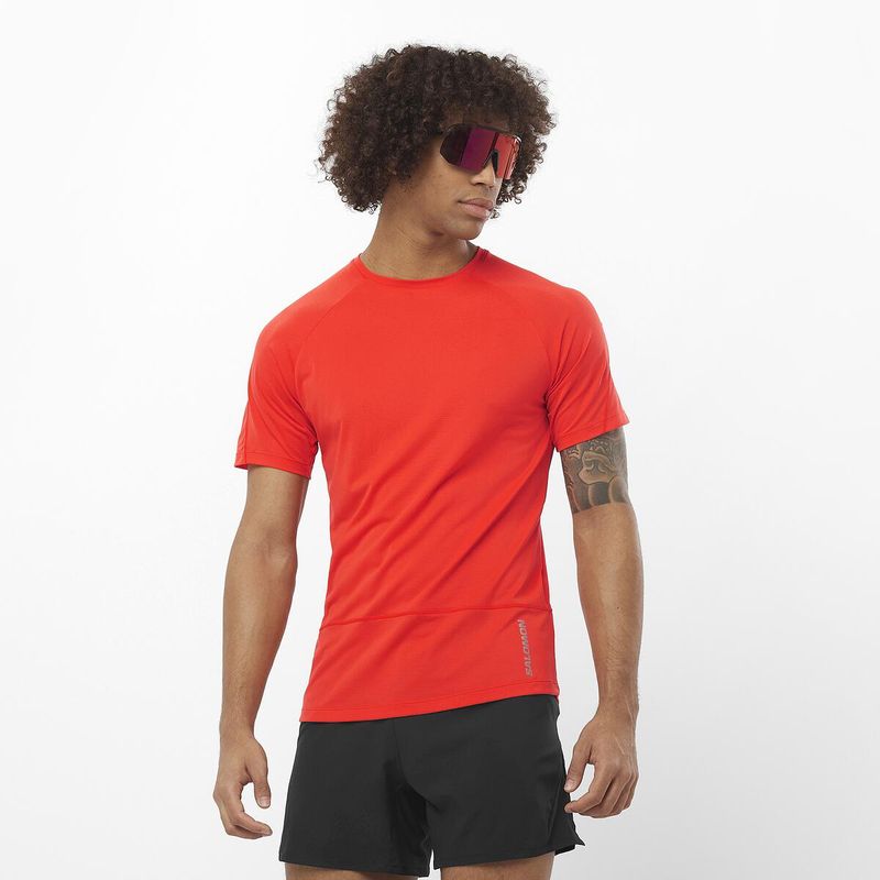 SALOMON - Polo Cross Run SS TEE M Hombre - Salomon