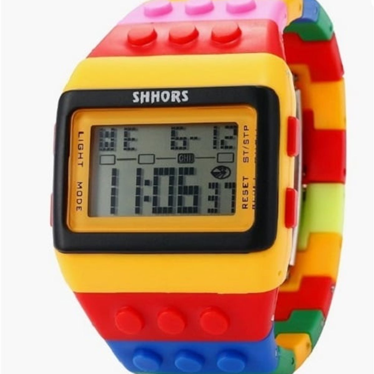 SHHORS - Reloj Modelo Bloques De Construcción Marca
