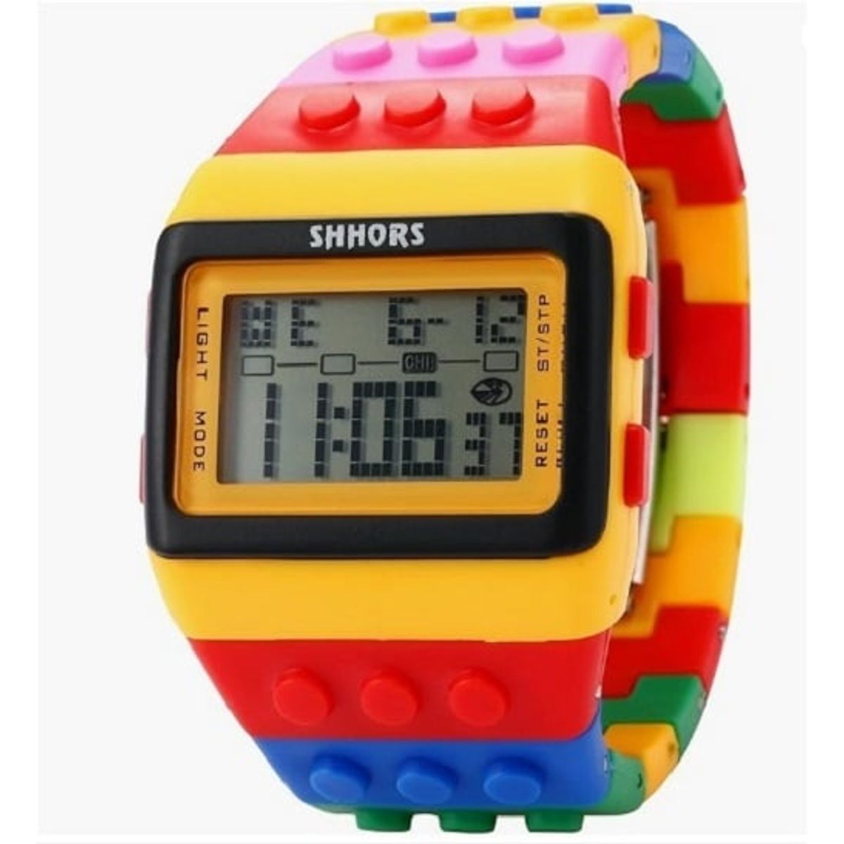 SHHORS - Reloj Modelo Bloques De Construcción Marca