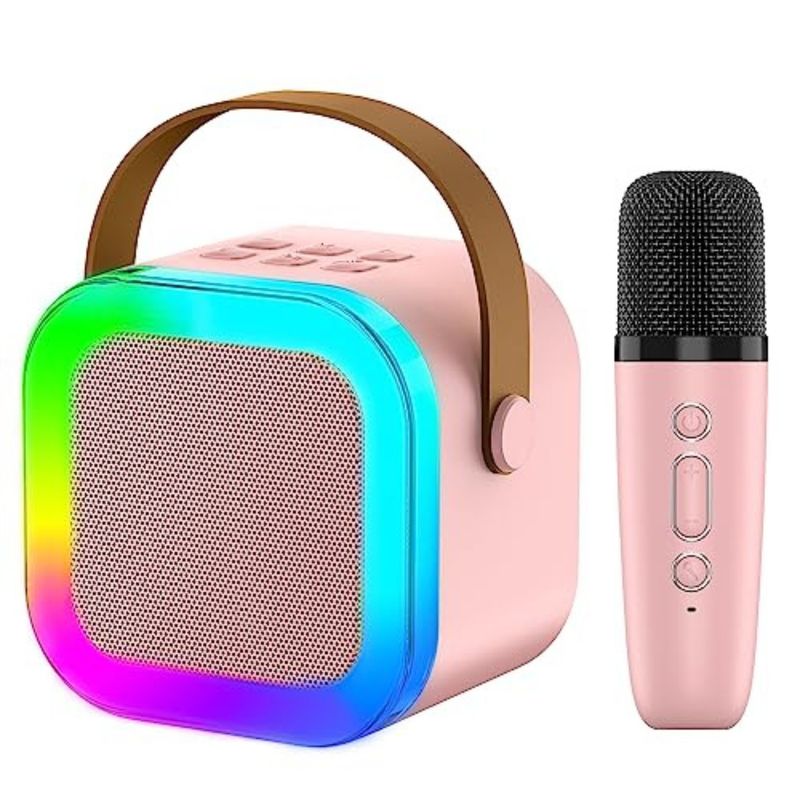 GENERICO - Parlante Karaoke Portatil Con Microfono Bluetooth