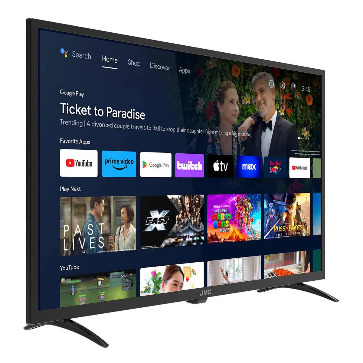 GENERICO - Televisor JVC 32" ISDBT HD Android 11 OS LT-32KB127N