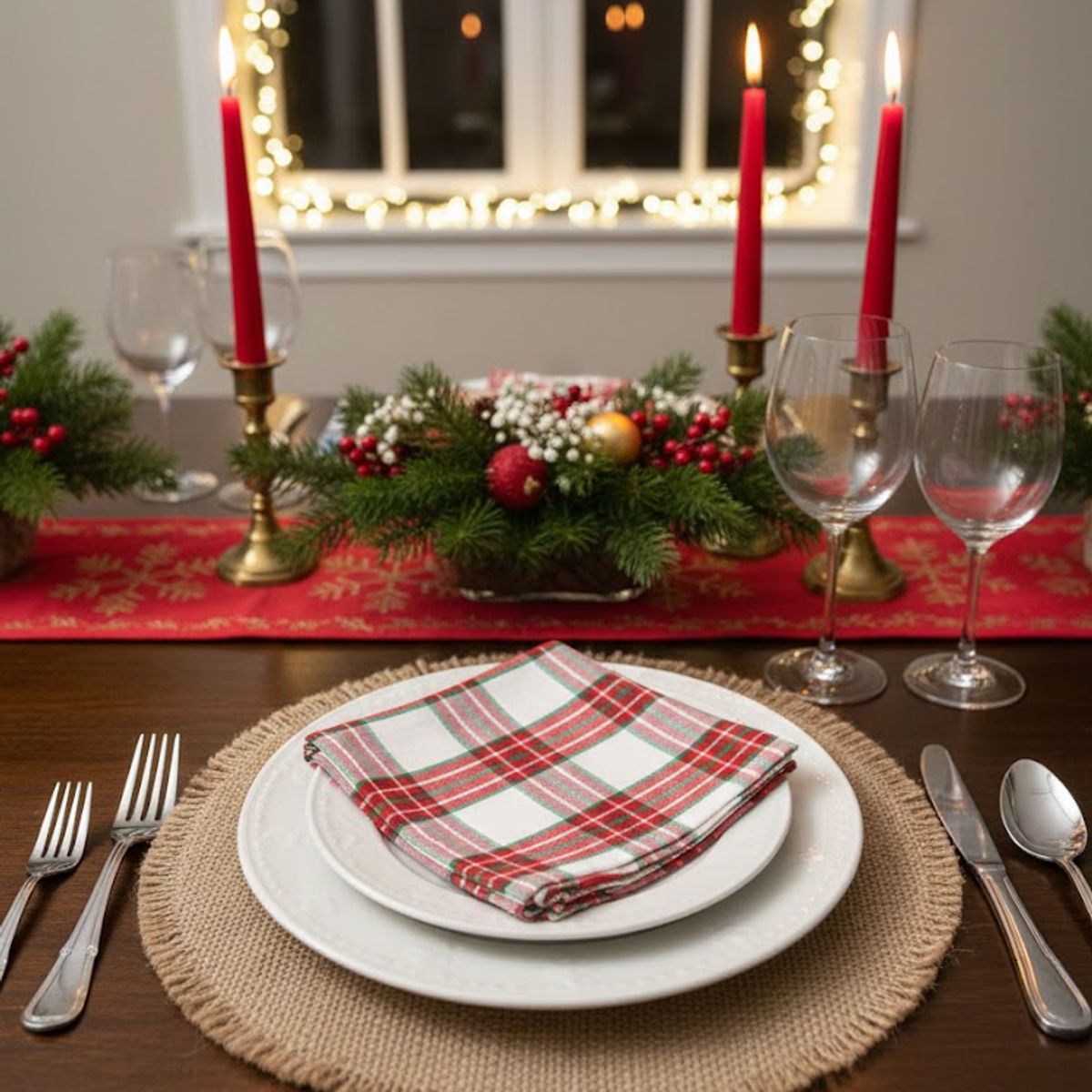 MAP DESIGN HOME - Servilleta de Tela Quadri Algodon 40x40 cm