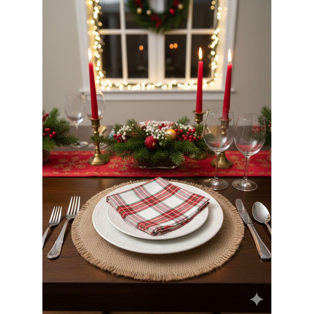 MAP DESIGN HOME - Servilleta de Tela Quadri Algodon 40x40 cm