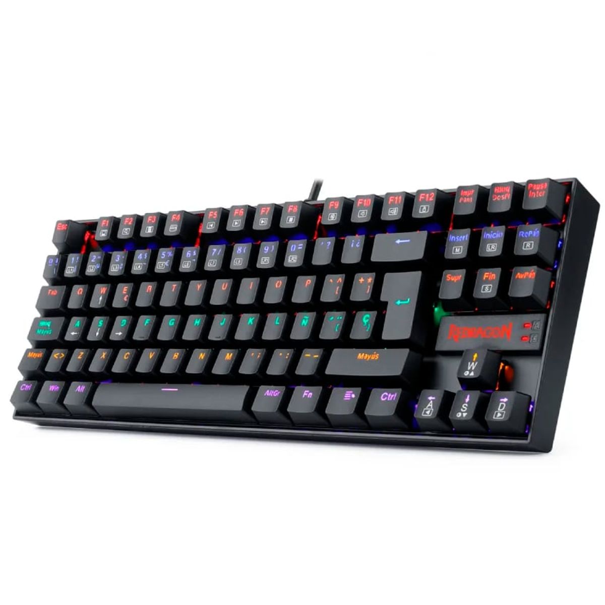 Teclado Mecánico Redragon KUMARA K552-KR-SP español negro, marca REDRAGON - Foto 2