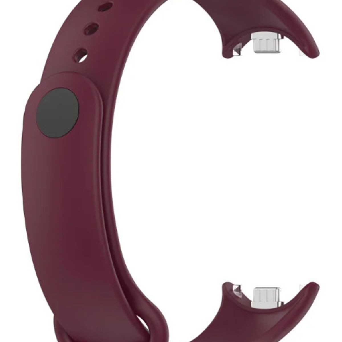 GENERICO - CORREA SILICON PARA XIAOMI BAND 8 VINOTINTO