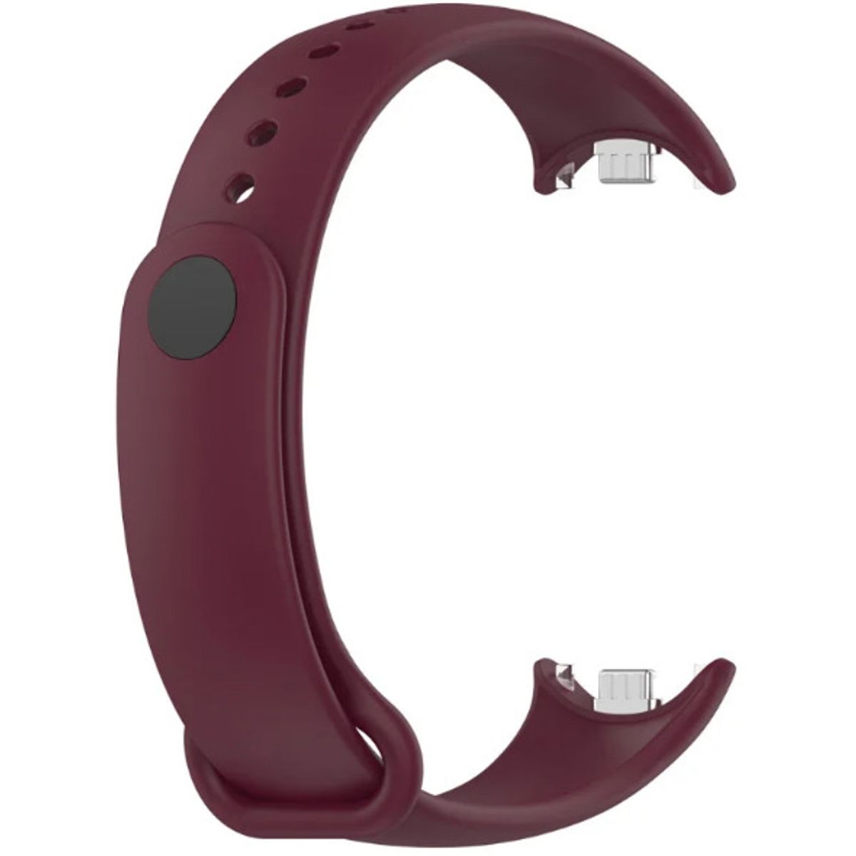 GENERICO - CORREA SILICON PARA XIAOMI BAND 8 VINOTINTO
