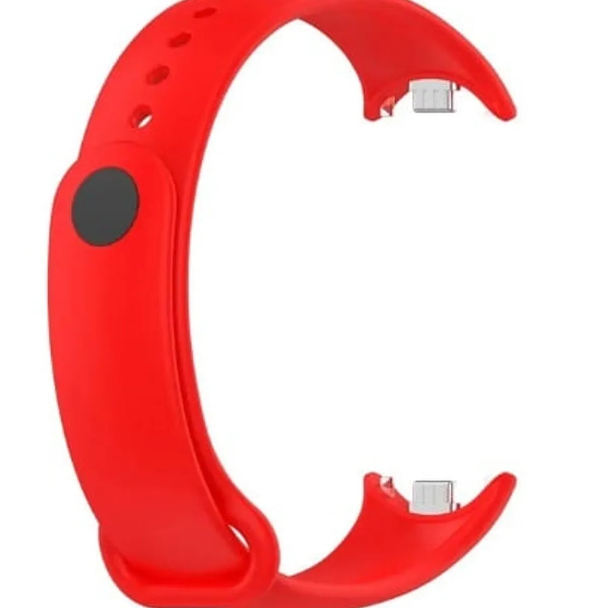 GENERICO - CORREA SILICON PARA XIAOMI BAND 8 ROJO