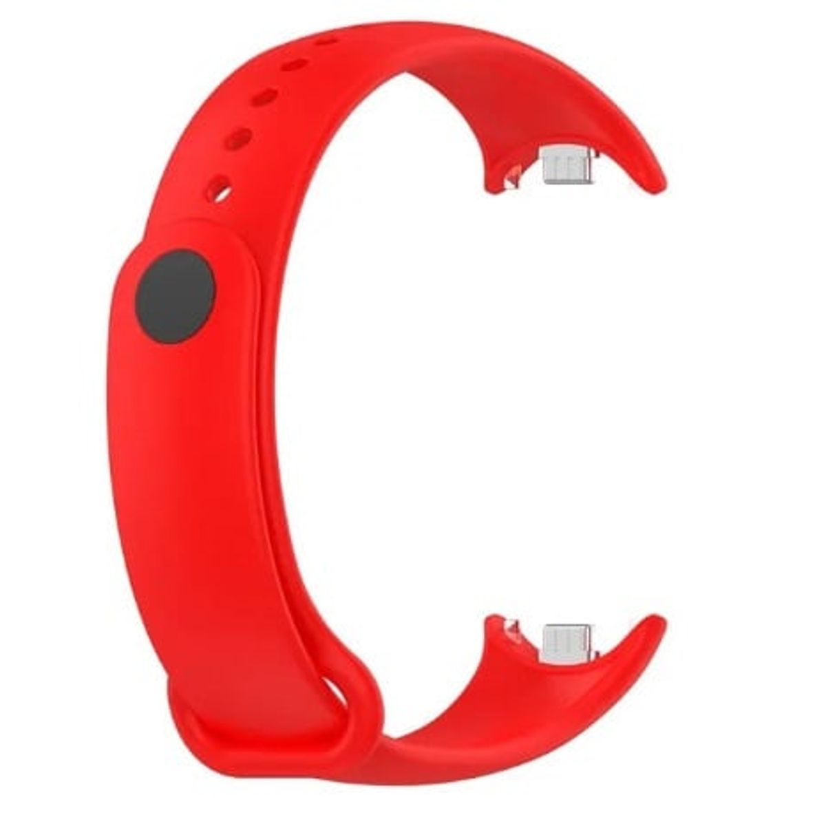 GENERICO - CORREA SILICON PARA XIAOMI BAND 8 ROJO