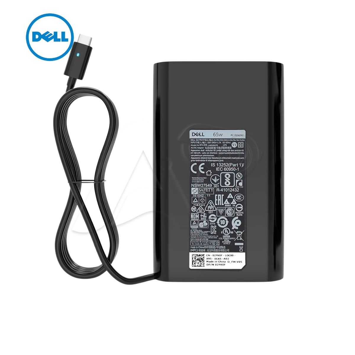 DELL - CARGADOR DELL 20v  3-25a  65W TIPO C