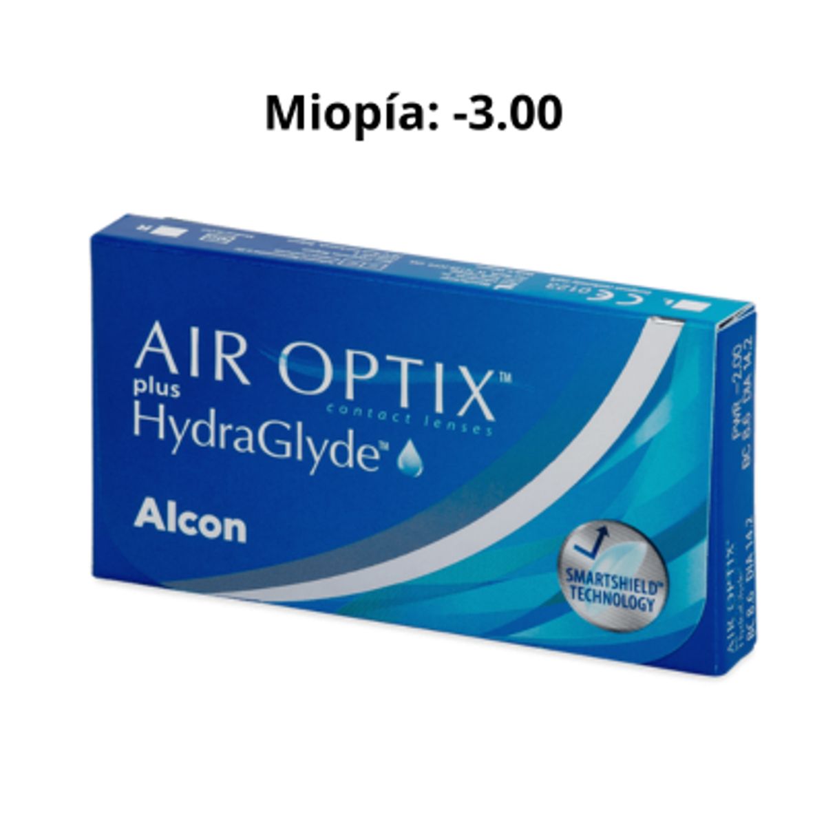 GENERICO - Lente de Contacto AIR OPTIX plus HydraGlyde Medida -300