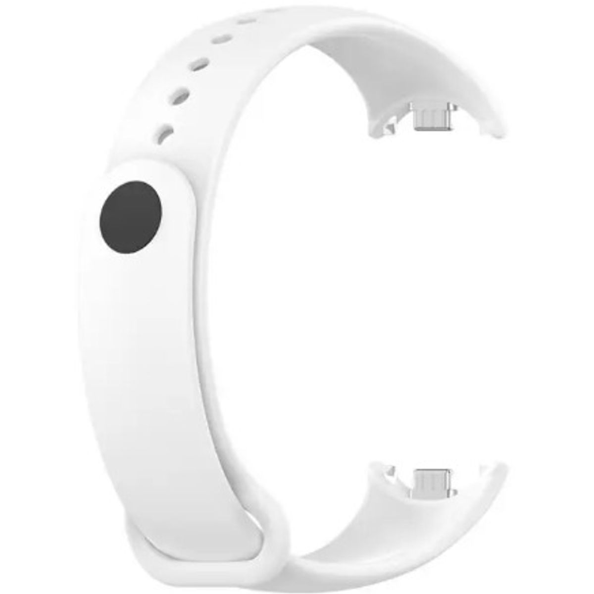 GENERICO - CORREA SILICON PARA XIAOMI BAND 8 BLANCO