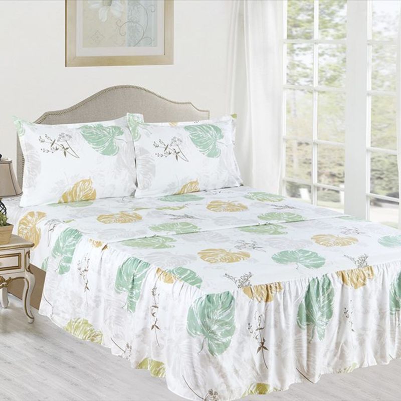 CASATEX - JUEGO DE SÁBANA CON BLONDA CASATEX DE 1.5 PLAZAS