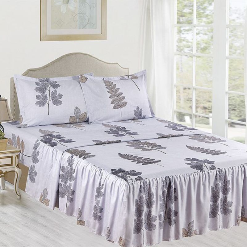 CASATEX - JUEGO DE SÁBANA CON BLONDA CASATEX DE 1.5 PLAZAS