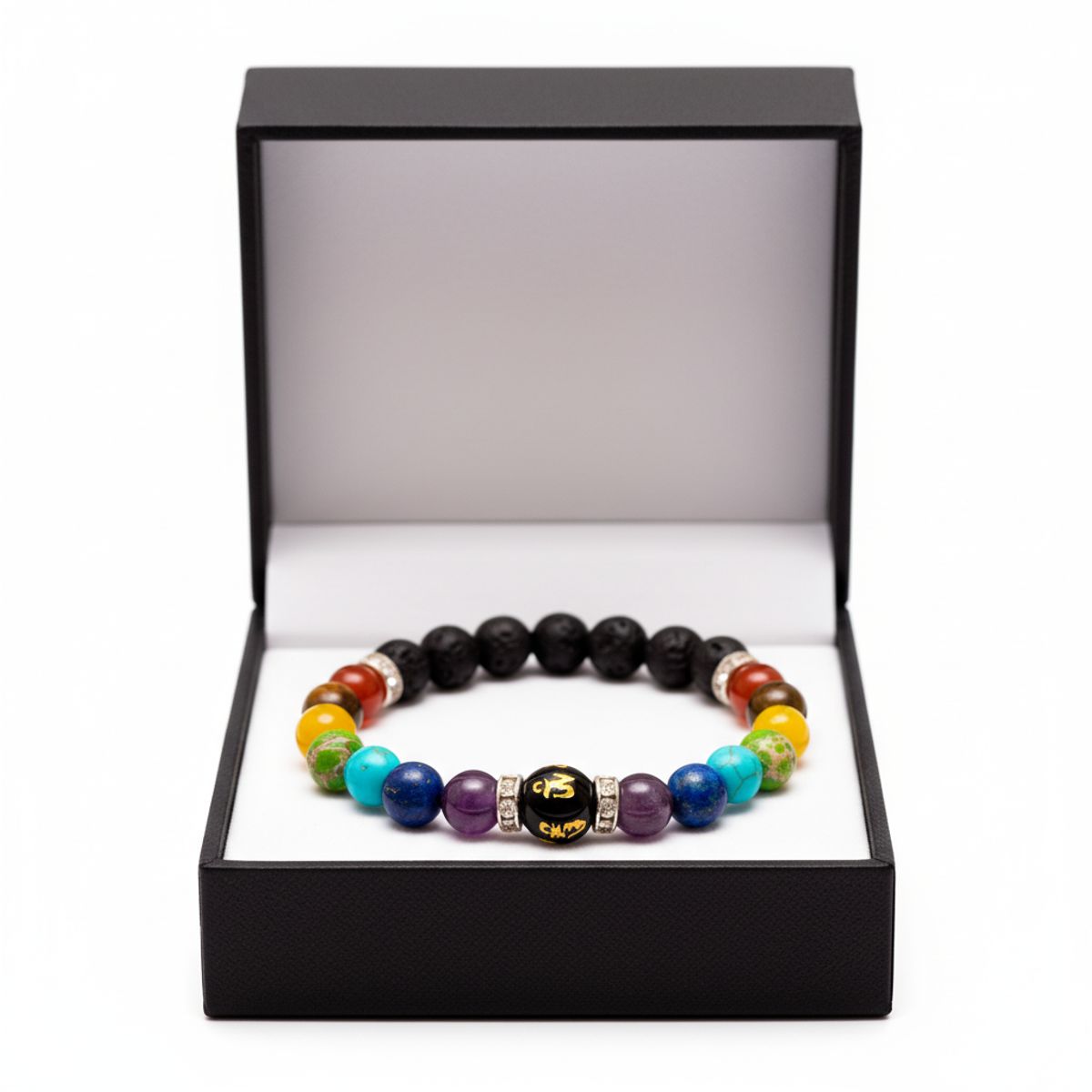 GENERICO - PULSERA Unisex Brazalete Simbolos Chakras