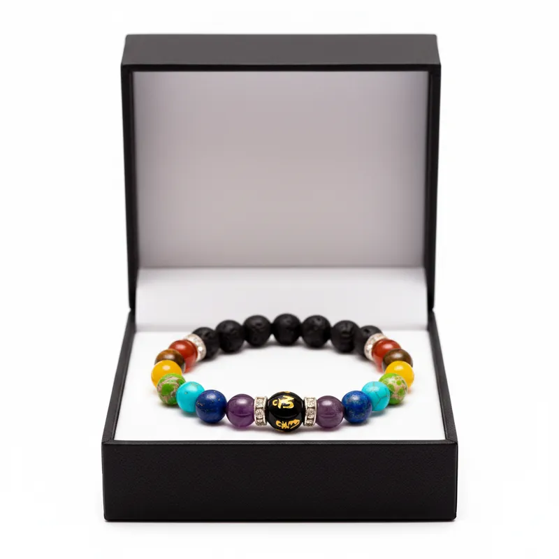 GENERICO - PULSERA Unisex Brazalete Simbolos Chakras