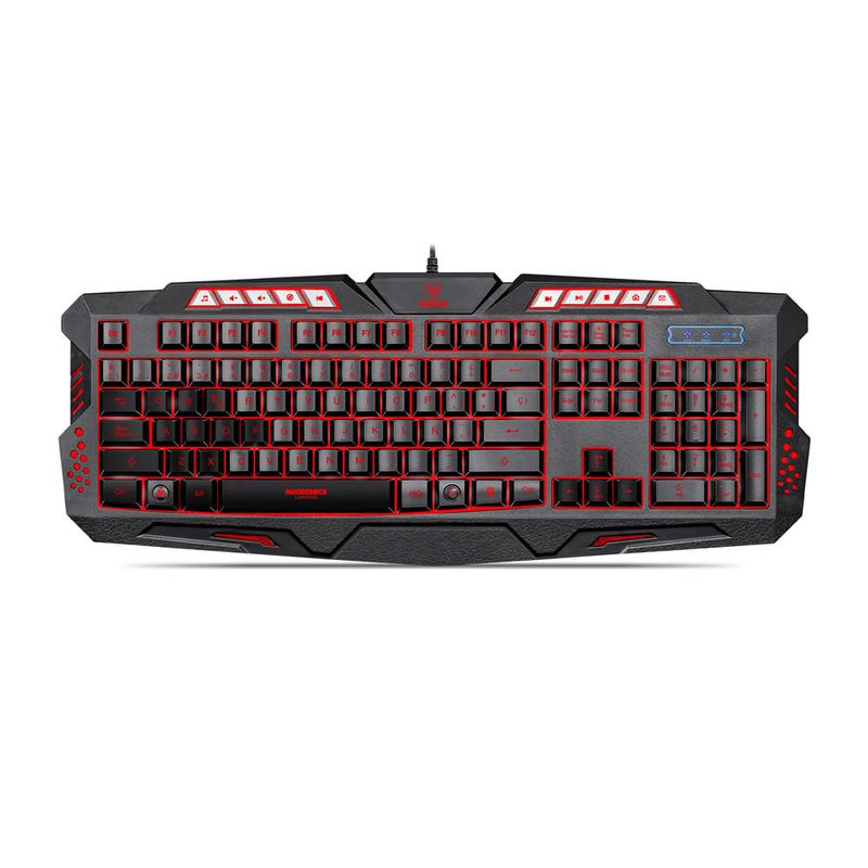 MICRONICS - Teclado Gamer Lumiere - MIC K701 Negro