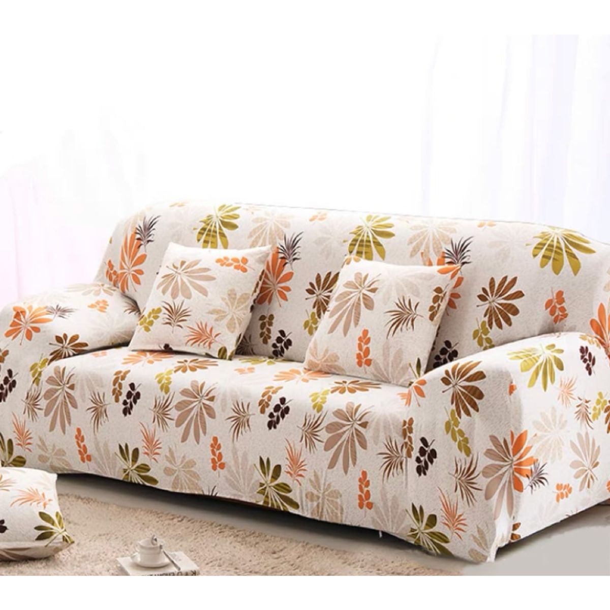 GENERICO - FORRO DE MUEBLE 3, 2, 1 CON FUNDAS DE COJINES