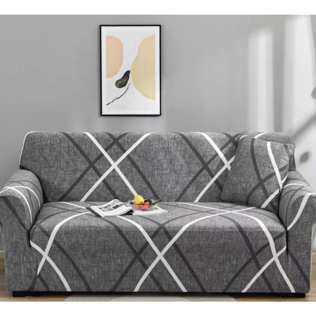 GENERICO - FORRO DE MUEBLE 3, 2, 1 CON FUNDAS DE COJINES