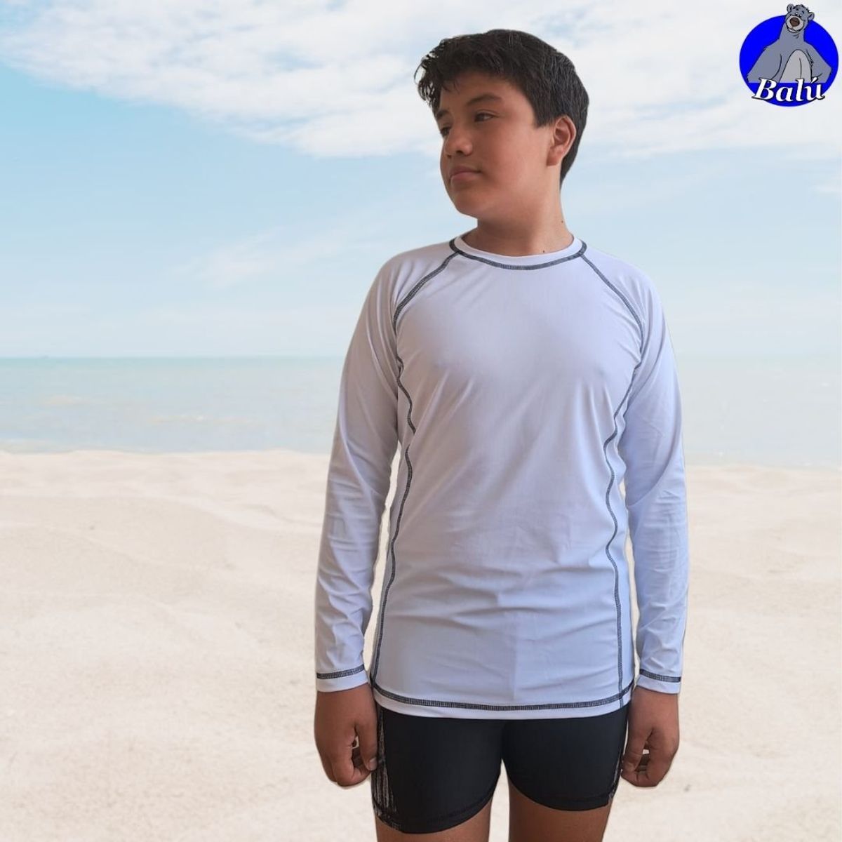 GENERICO - Polo de baño manga larga