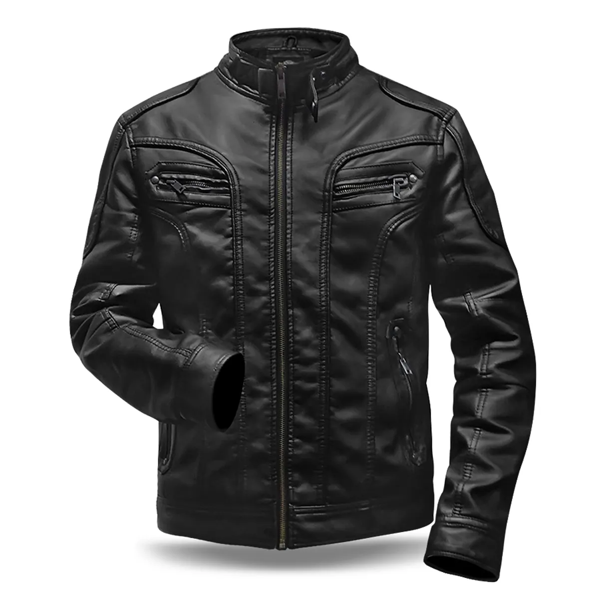 GENERICO - Casaca para hombre cuero Sintetico Slim Fit YD